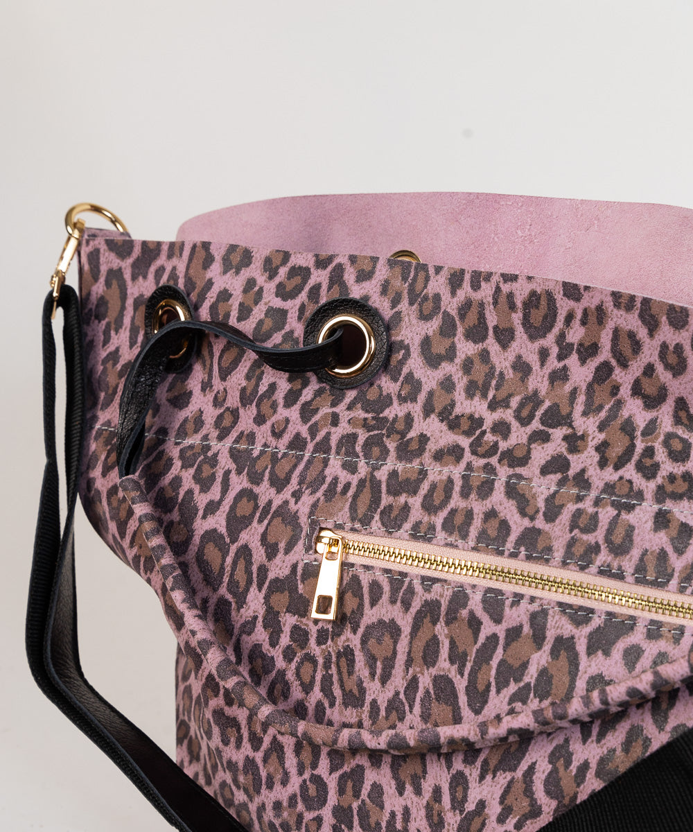 Roze leopard tašna Sintra / 146