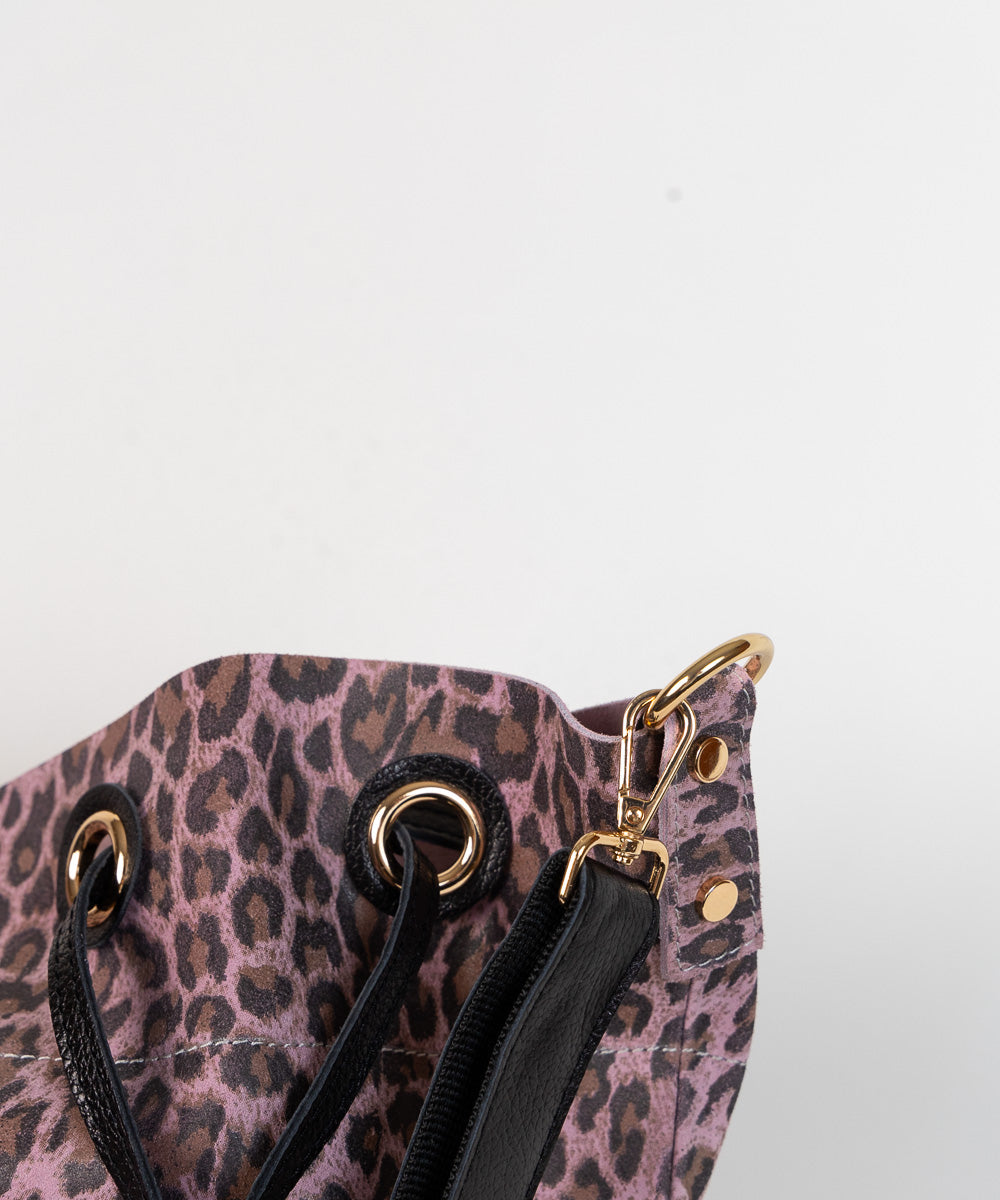 Roze leopard tašna Sintra / 146