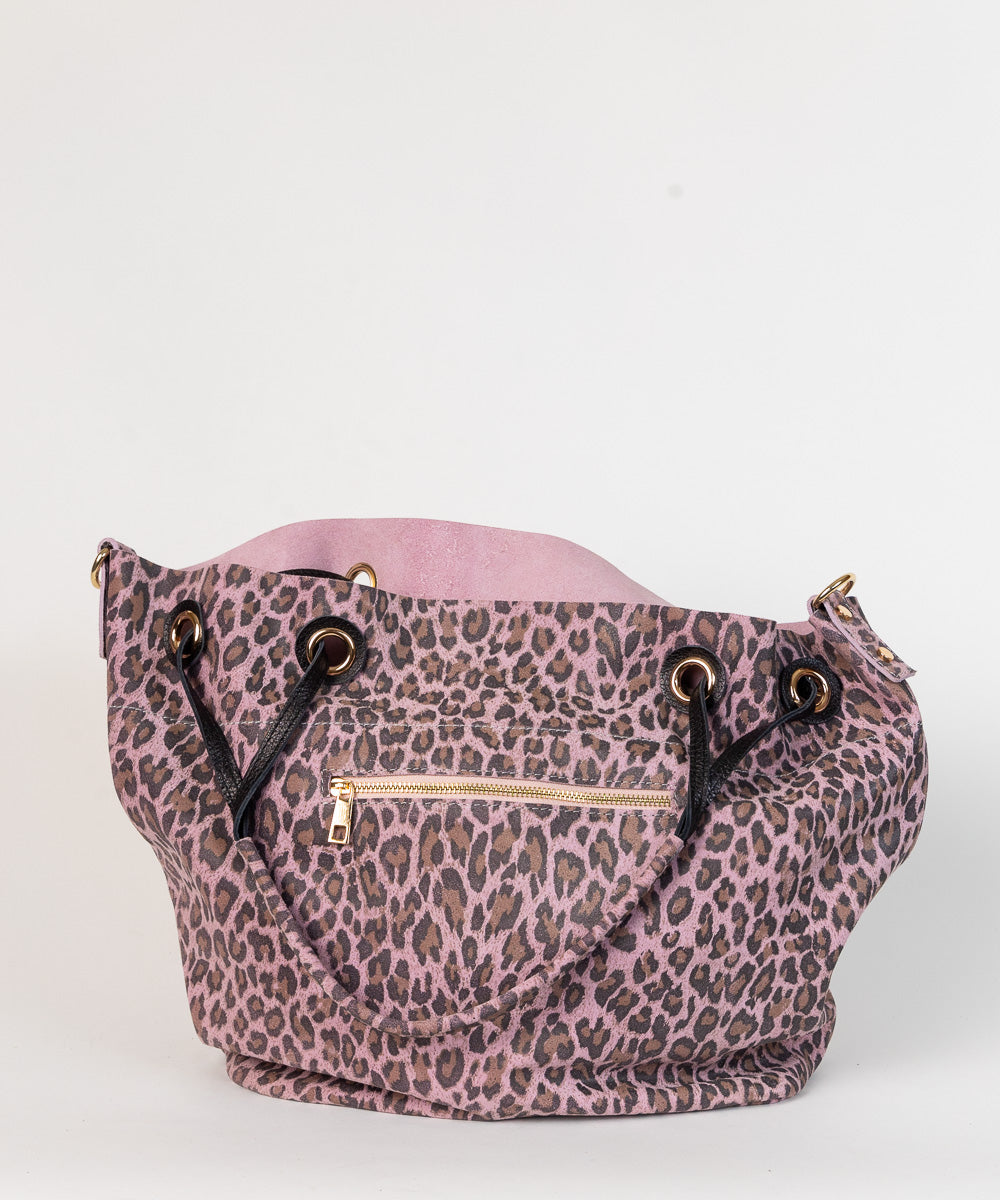 Roze leopard tašna Sintra / 146