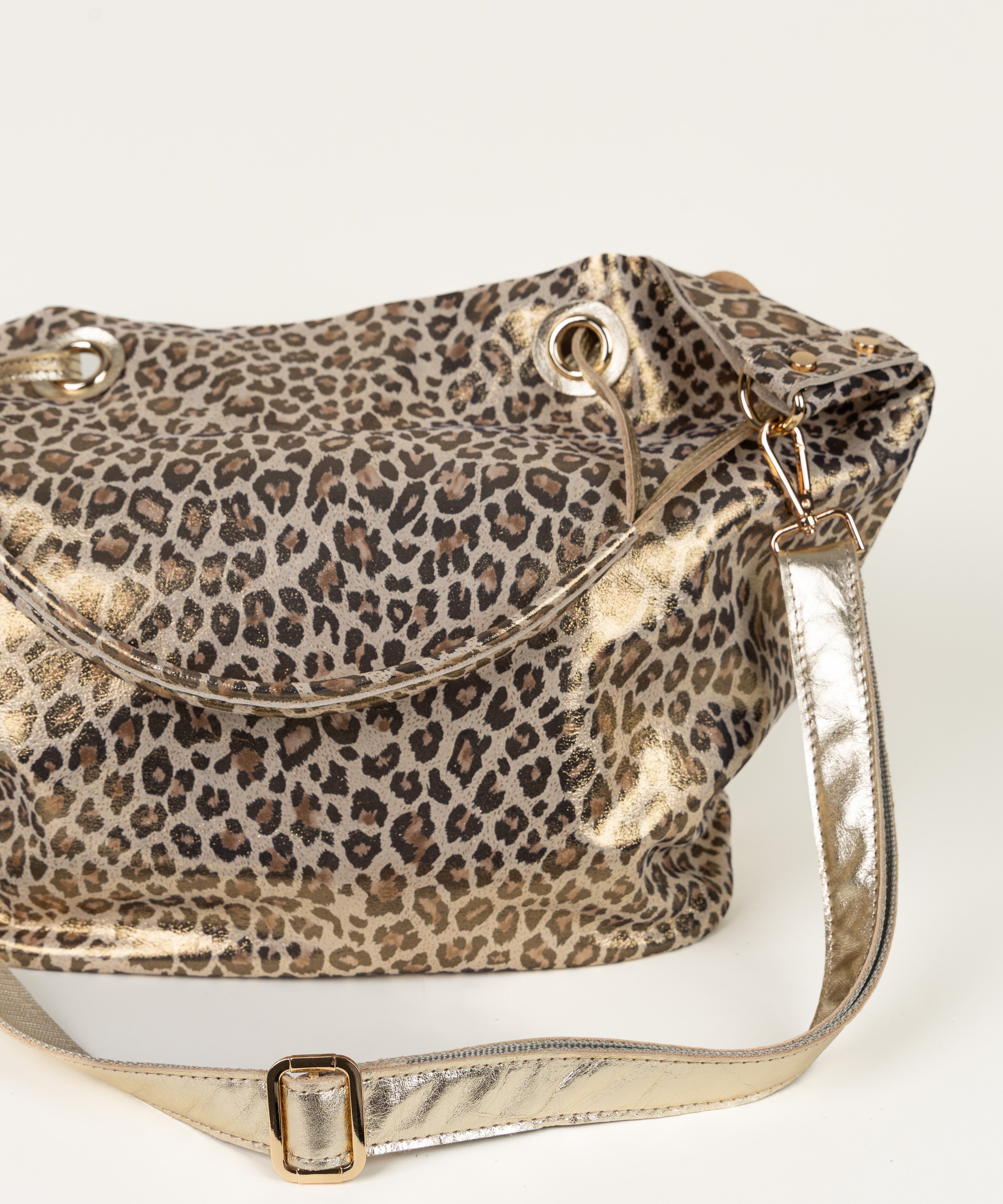 Zlatna leopard tašna Sintra / 146