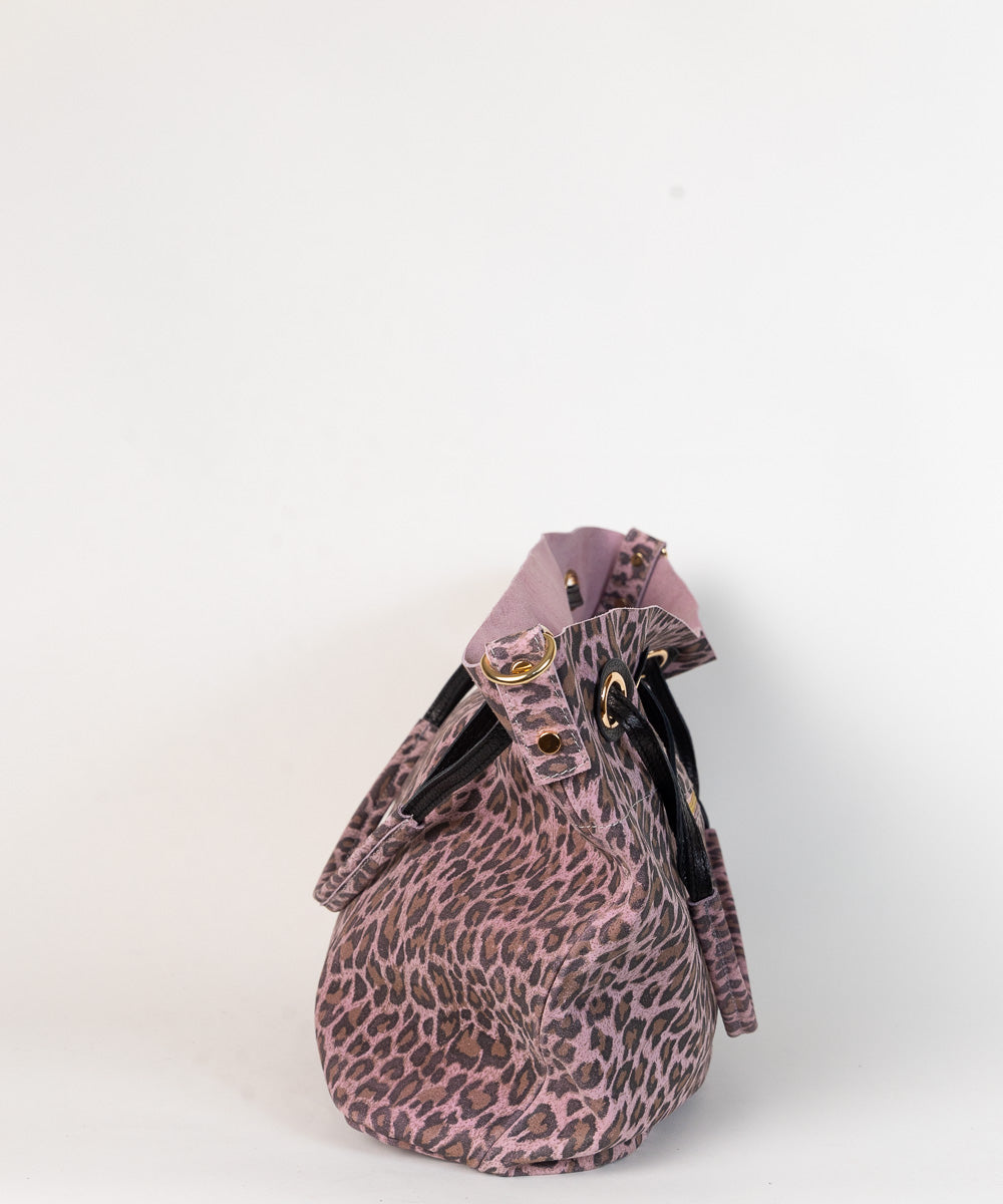 Roze leopard tašna Sintra / 146