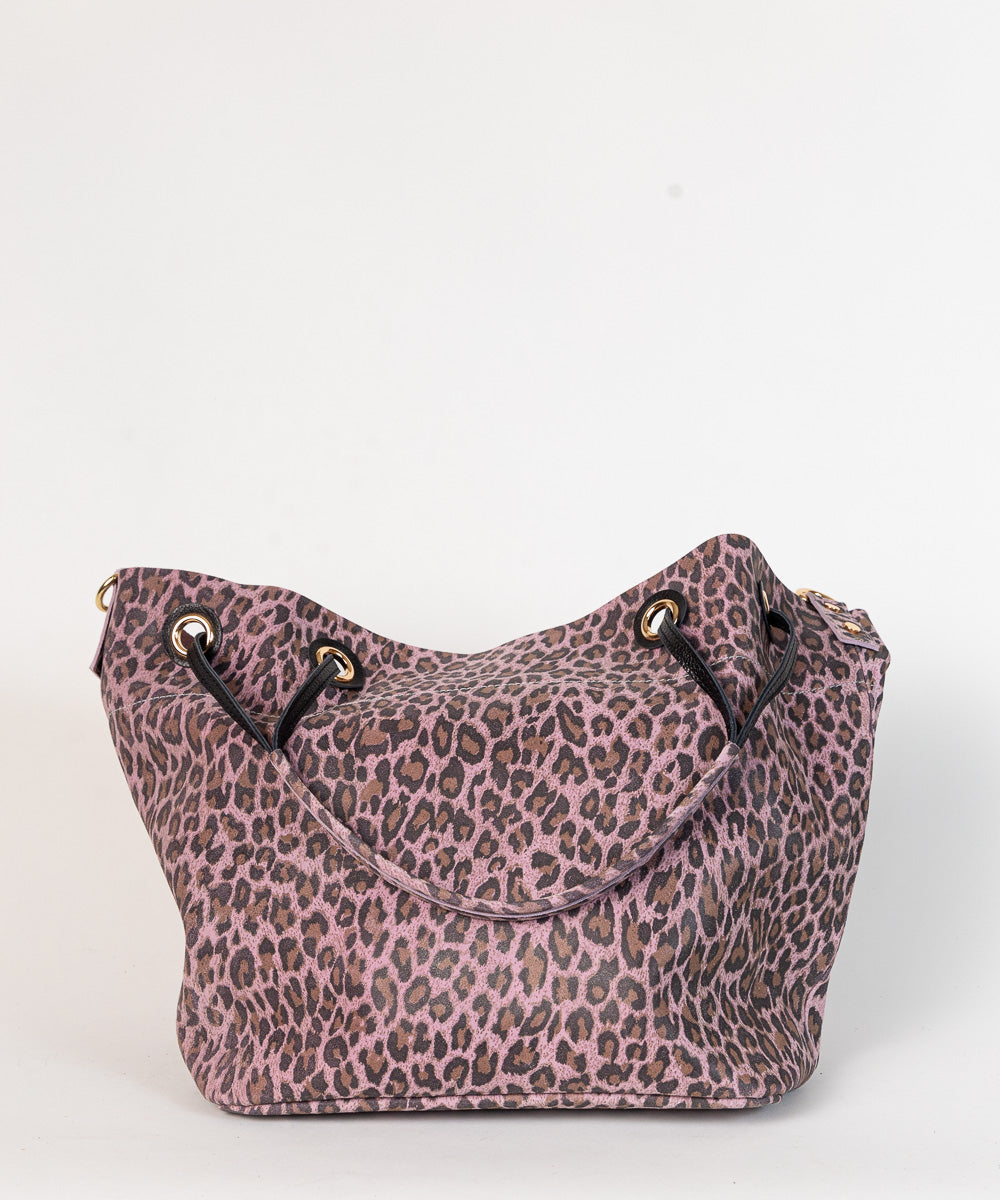 Roze leopard tašna Sintra / 146