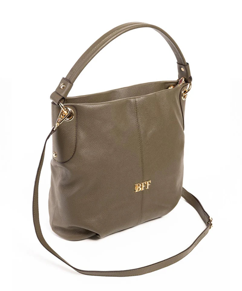 MASLINASTO BRAON TAŠNA DAMASK /172