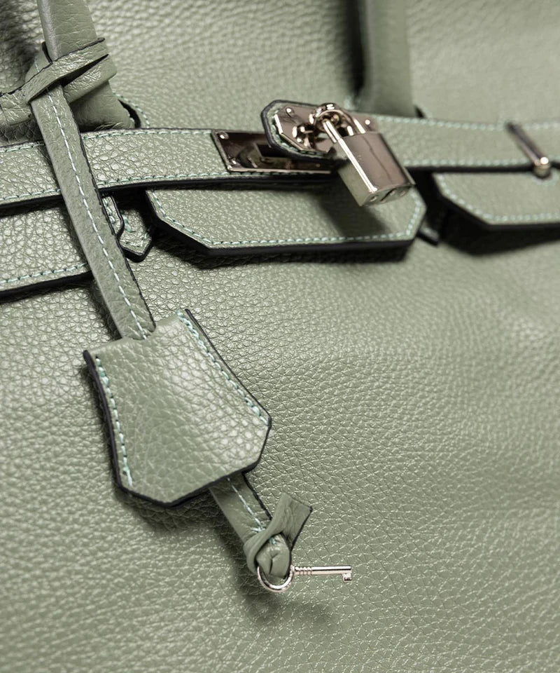 ZELENO-SIVA METALIK TAŠNA BANGKOK-NIKL /148