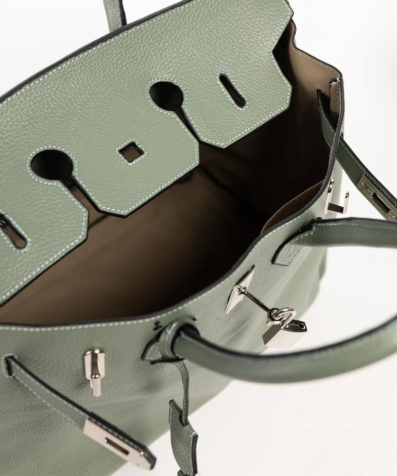 ZELENO-SIVA METALIK TAŠNA BANGKOK-NIKL /148