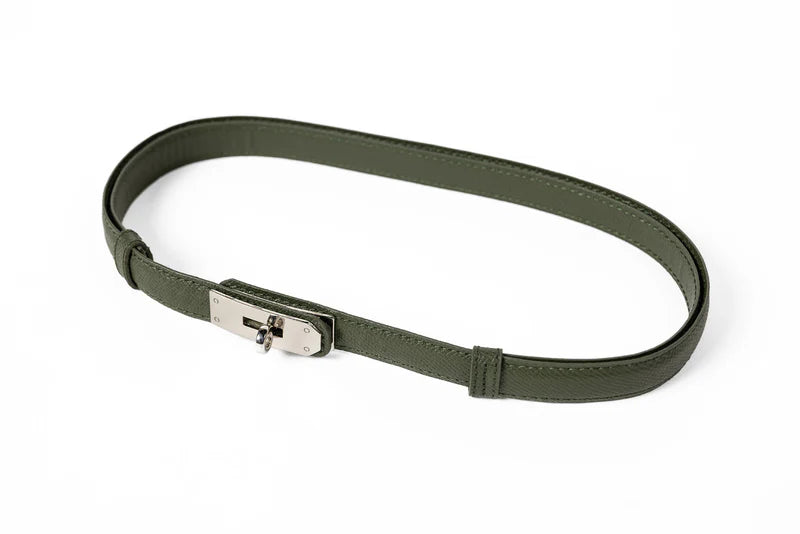 MASLINASTO ZELENI KAIŠ NOMO /258-NIKL